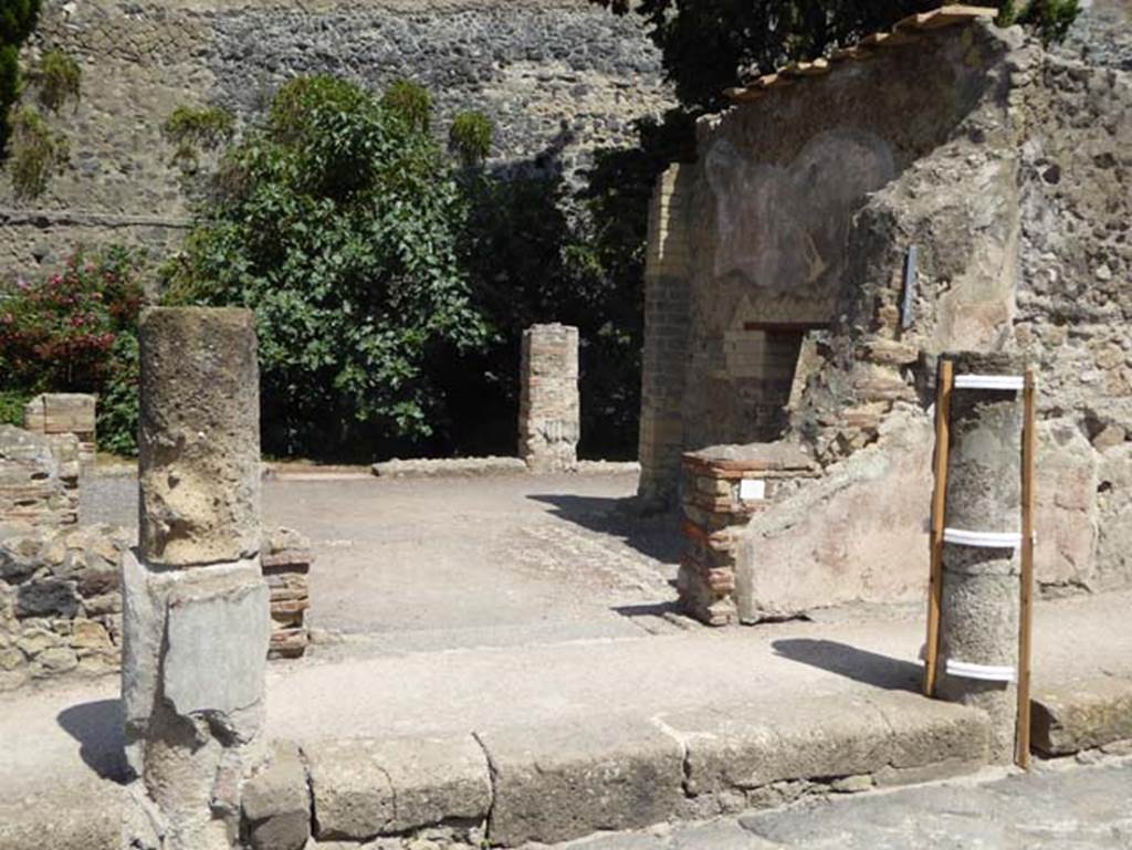 II.3 Herculaneum, September 2015. Looking west from doorway, which originally would have been the “Posticum” (rear) doorway. Photo courtesy of Michael Binns.
